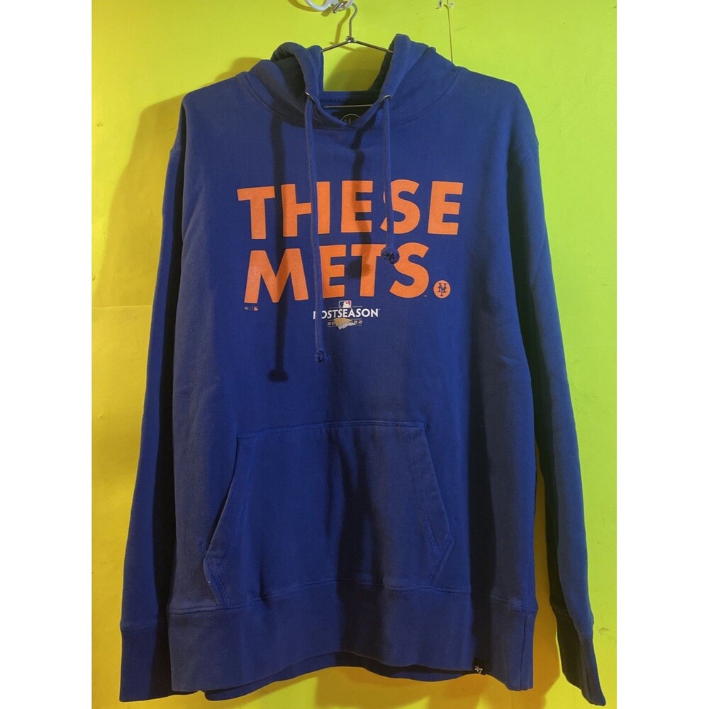 New York Mets ‘47 BRAND 2022 Postseason Pullover Hoodie ⚾️ Men’s XL